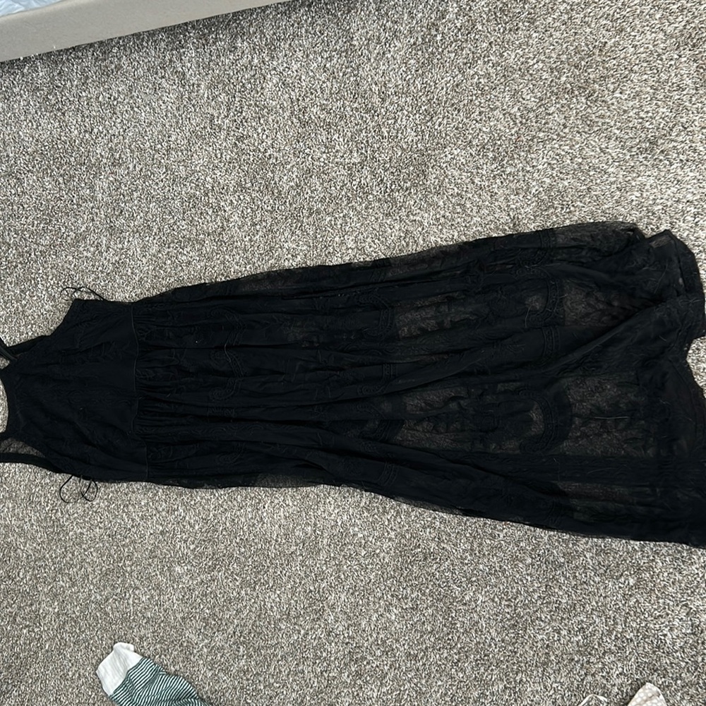 Black high neck halter romper dress dainty hooligan